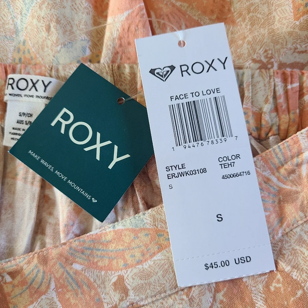 NWT Roxy ~ Face To Love Floral Mini Skirt Size Sm 🌼 - Picture 8 of 8